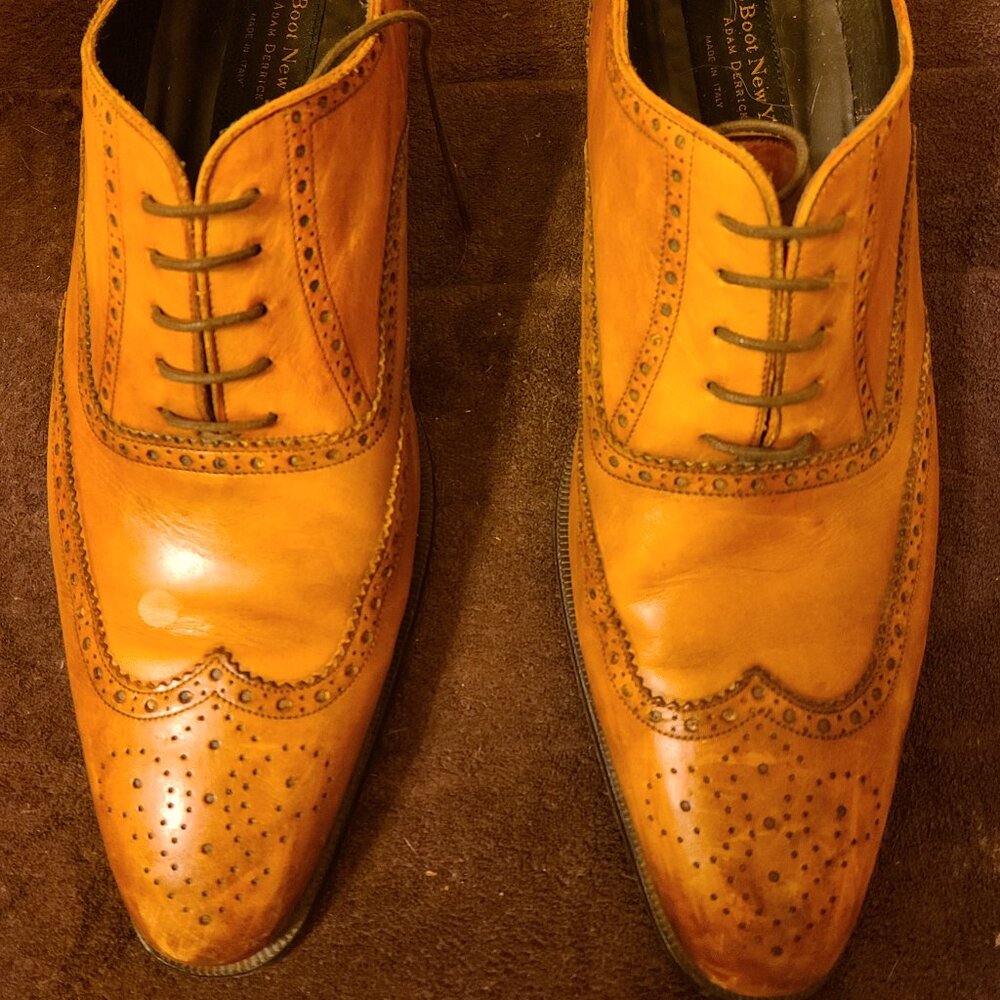 Liddell Burnished Tan Calf Wingtip by To Boot